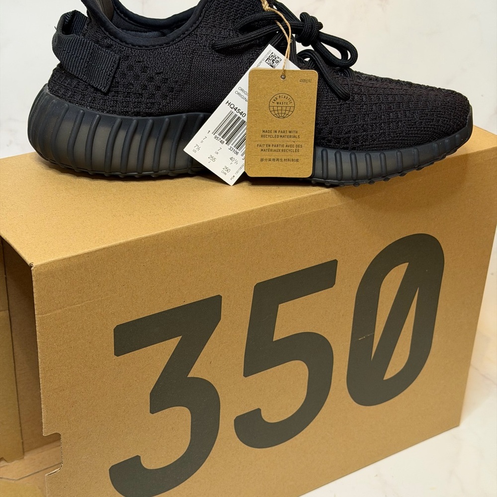 Yeezy Boost 350 V2 Onyx US 7.5 M (NEW) - Picture 2 of 5